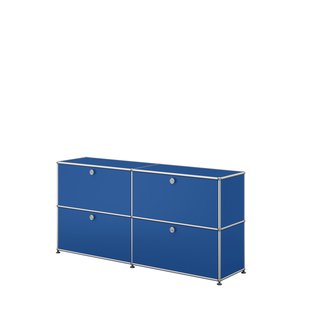 USM Haller Sideboard M -  2 kleppen en lades - 27 gentiaanblauw