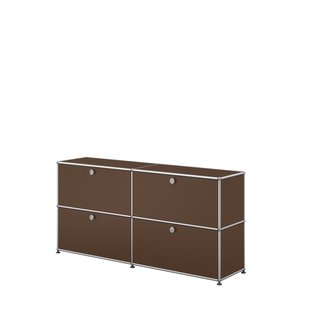 USM Haller Sideboard M -  2 kleppen en lades - 22 bruin