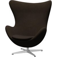 Fritz Hansen Het ei - Kvadrat Divina Melange 280 - aluminium