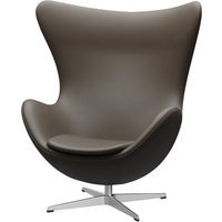 Fritz Hansen Het ei - leer Essential stein - aluminium