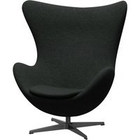 Fritz Hansen Het ei - Kvadrat Divina Melange 180 - zwart