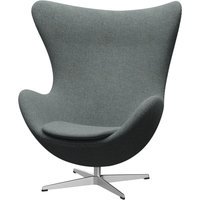 Fritz Hansen Het ei - Hallingdal 130 grey - aluminium
