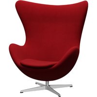 Fritz Hansen Het ei - Hallingdal 674 Klassiek Rood - aluminium