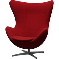 Fritz Hansen Het ei - Hallingdal 674 Klassiek Rood - zwart