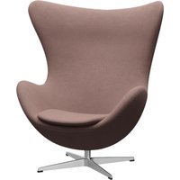Fritz Hansen Het ei - ReWool 648 lichtroze/natuur - aluminium