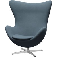 Fritz Hansen Het ei - ReWool 768 naturel/lichtblauw - aluminium