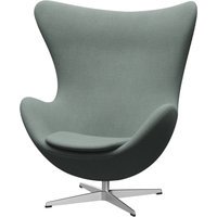 Fritz Hansen Het ei - ReWool 868 lichtAquamarijn/natuur - aluminium