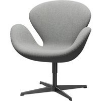 Fritz Hansen Swan Chair - Divina Melagne 120 - zwart