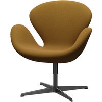 Fritz Hansen Swan Chair - ReWool 448 saffraan/natuur - zwart