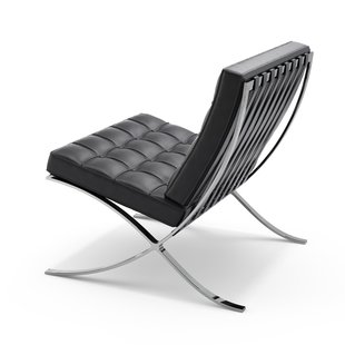 Knoll International Mies van der Rohe Barcelona Fauteuil - Volo Black - zwart - Relax