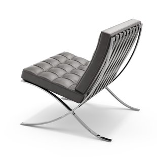 Knoll International Mies van der Rohe Barcelona Fauteuil - Relax - Volo Flint - grijs