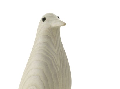 Vitra Eames House Bird - Essenhout katoenwit geolied