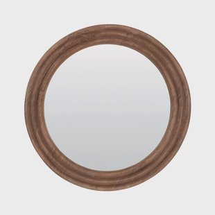 Light & Living Ronde Spiegel 'Florion' Mangohout, 100cm