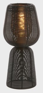 Light & Living Tafellamp 'Aboso' 42cm, kleur Mat Zwart