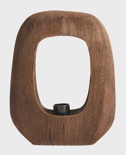 Light & Living Tafellamp 'Kelafo' Mangohout, 30cm, kleur Bruin