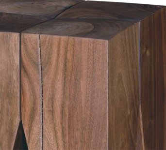 E15 Bijzettafel kies - notenhout