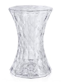 Kartell Stone kruk - glashelder