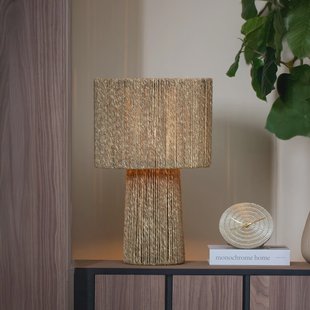 Light & Living Tafellamp 'Pitino' Jute, 51cm, kleur Naturel