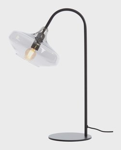 Light & Living Tafellamp 'Solna' 50cm hoog, kleur Smoke/Mat Zwart