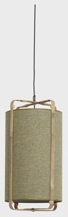 Light & Living Hanglamp 'Sendai' Jute en bamboe, 27cm, kleur Groen