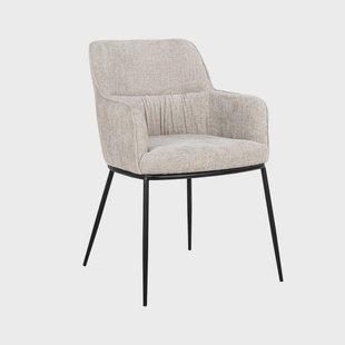 Richmond Eetkamerstoel 'Bella' Chenille, kleur Naturel