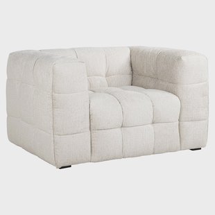 Richmond Fauteuil 'Merrol' Chenille, kleur Crème