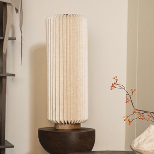 By-Boo Tafellamp/Vloerlamp 'Zuki' Linnen, 72cm hoog