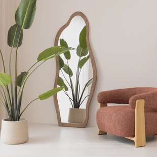 By-Boo Organische Spiegel 'Laban' Hout, 180 x 72cm