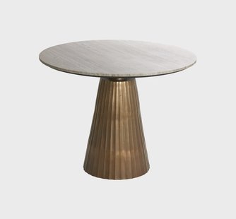 Light & Living Ronde Eettafel 'Rianne' Marmer, 100cm