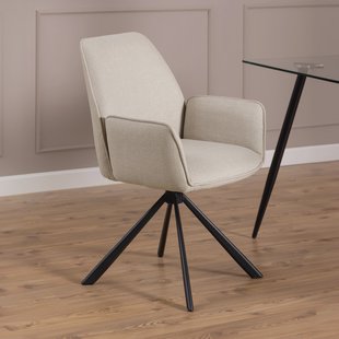 Bendt Draaibare Eetkamerstoel 'Dantrell' kleur Beige