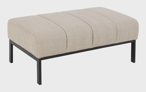 Bendt Hocker 'Meeka' 100 x 61cm, kleur Beige