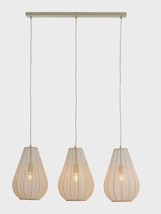 Light & Living Hanglamp 'Itela' 3-Lamps, kleur Zand