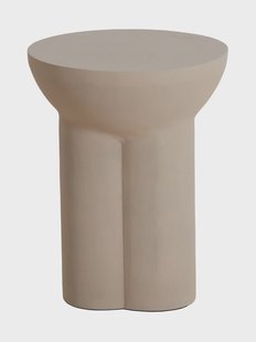 Light & Living Bijzettafel 'Ossana' 39cm, kleur Mat Zand