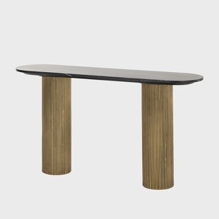 Richmond Sidetable 'Dayton' Marmer en Brass, 130cm