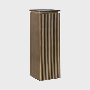 Richmond Zuil met opbergruimte 'Ironville' Marmer en Brass, 110 x 35cm