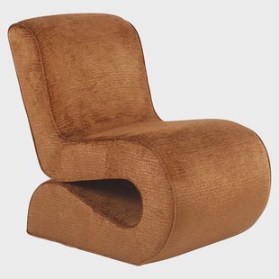 Richmond Fauteuil 'Frankie' Chenille, kleur Cognac