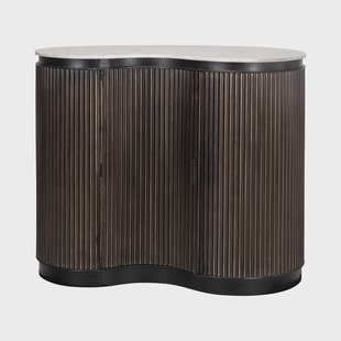 Richmond Organische Bartafel 'Mayfield' Metaal en Marmer, 120 x 75cm