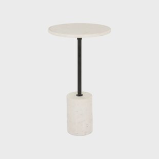 Richmond Ronde Bijzettafel 'Misty' Marmer, 30cm