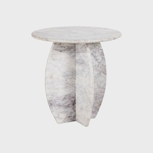 Richmond Ronde Bijzettafel 'Holmes' Marmer, 50cm