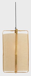 Light & Living Hanglamp 'Sendai' Jute en Bamboe, 37cm, kleur Naturel