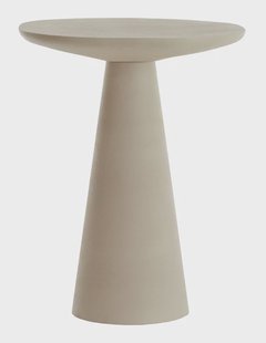 Light & Living Bijzettafel 'Abala' 45cm hoog, kleur Mat Crème