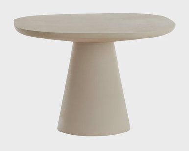 Light & Living Bijzettafel 'Abala' 60cm, kleur Mat Crème