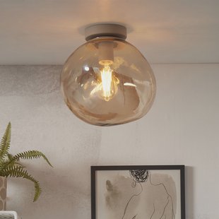 its about RoMi Plafondlamp 'Helsinki' 26cm, kleur Amber