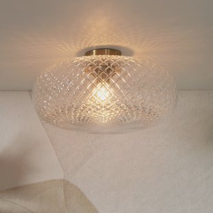 its about RoMi Plafondlamp 'Venice' 44cm, kleur Transparant
