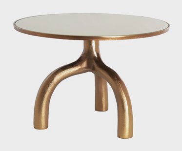Light & Living Ronde Salontafel 'Mello' Ø65cm, kleur Brons