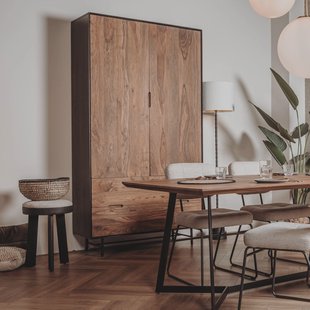 Tower Living Opbergkast 'Taviano' Sheesham- en mangohout, 220 x 120cm