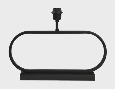 Light & Living Tafellamp 'Jamiro' 47cm, kleur Mat Zwart (excl. kap)