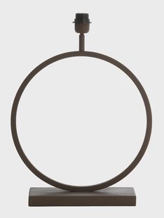 Light & Living Tafellamp 'Liva' 52cm, kleur Bruin (excl. kap)