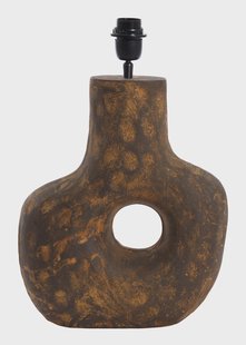 Light & Living Tafellamp 'Tarugi' 48cm, kleur Antiek Bruin (excl. kap)