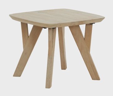 Light & Living Bijzettafel 'Quenza' Mangohout, 44 x 44cm, kleur Naturel